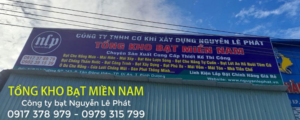 Thay bạt mái hiên di động