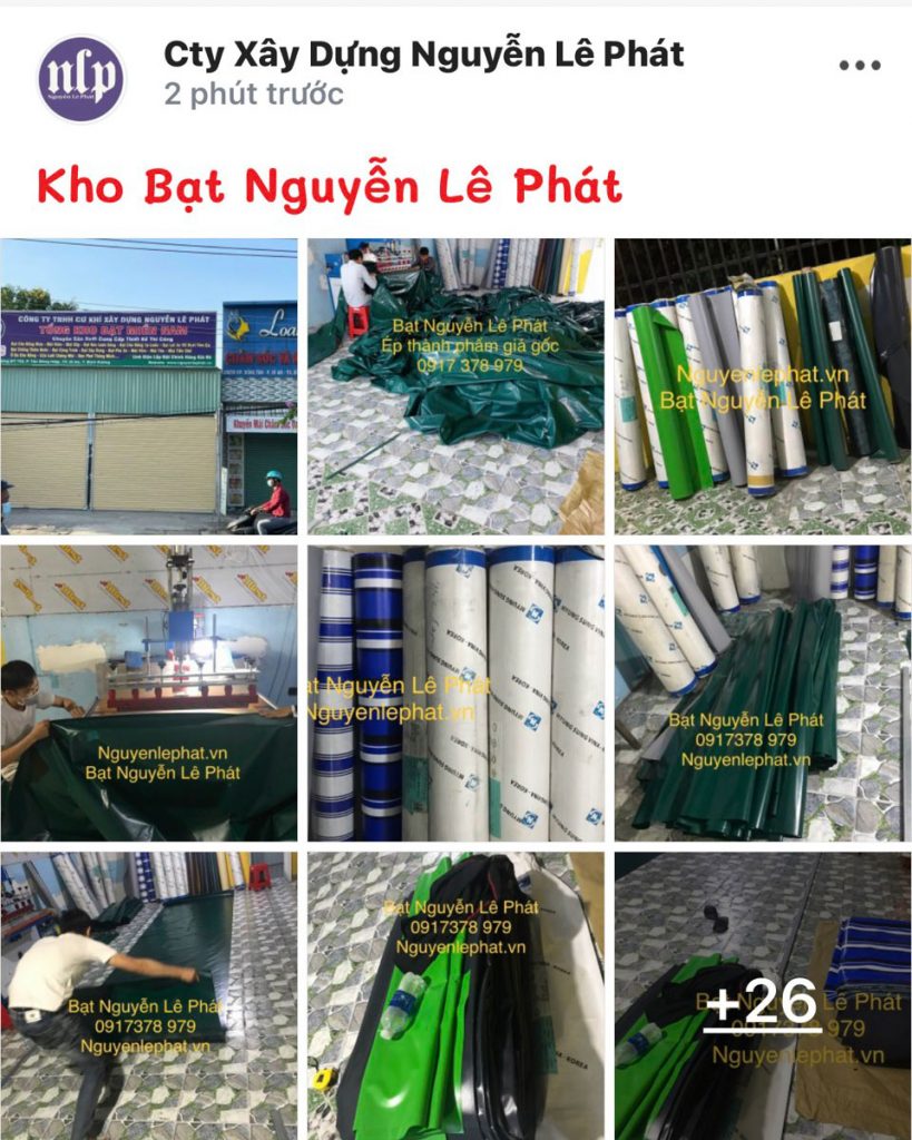 Thay bạt mái hiên di động