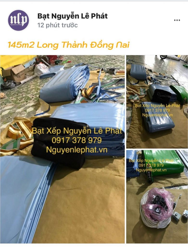 Thay bạt mái hiên di động