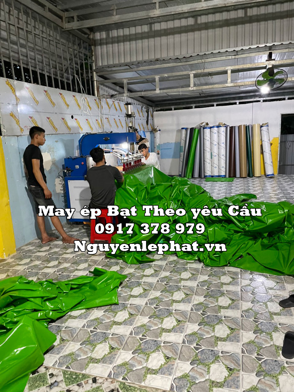 Thay bạt mái che nắng Biên Hoà