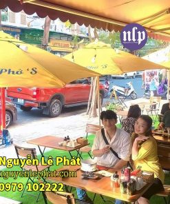 Mẫu ô dù che nắng mưa ngoài trời