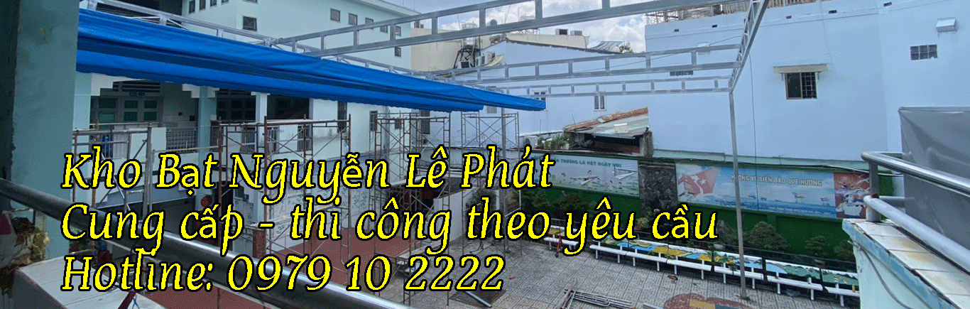 thay bạt mái che