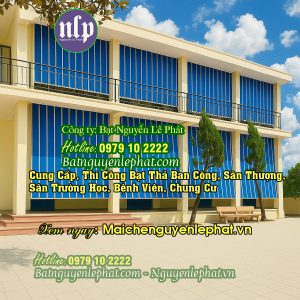 Mái che sân trường học