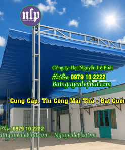 Thay bạt rèm che nắng mưa ngoài trời