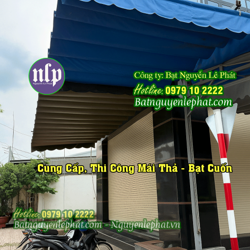 [Liên Hệ] Giá Thay Bạt Mái Xếp, Thay Bạt Mái Hiên Che Nắng Ngoài Trời Tại Hàm Tân - Bình Thuận