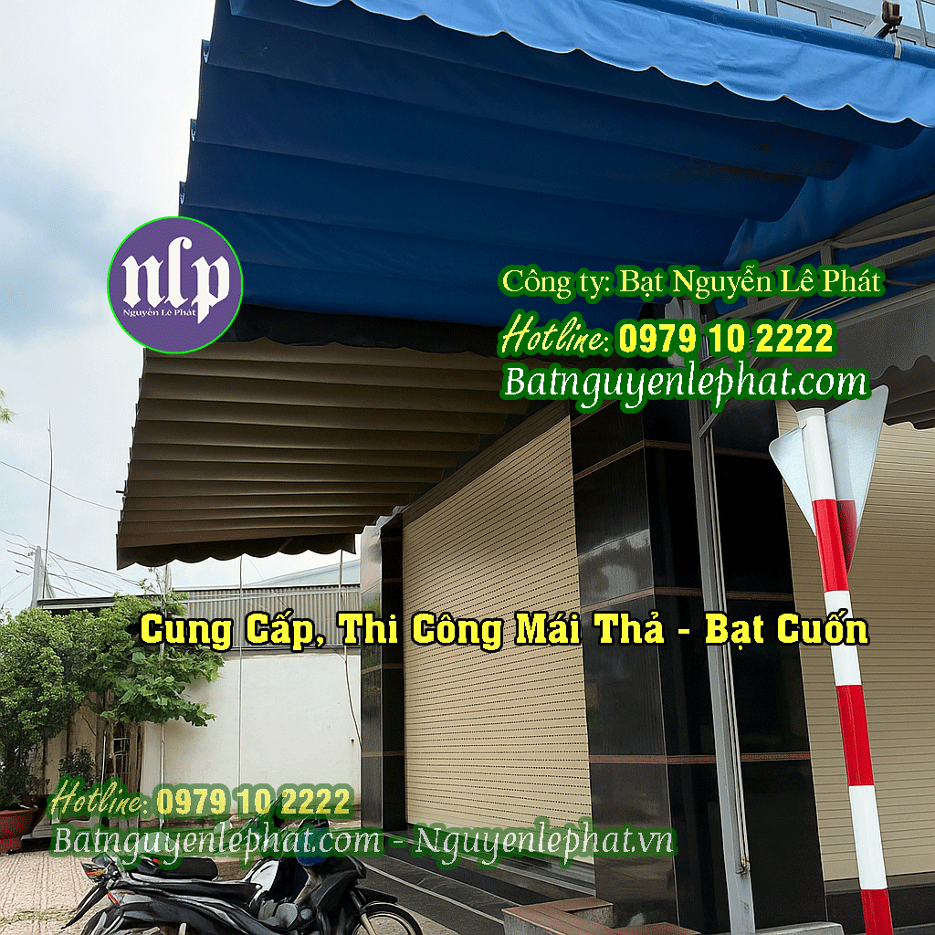 Thay bạt mái hiên di động tại Đồng Nai