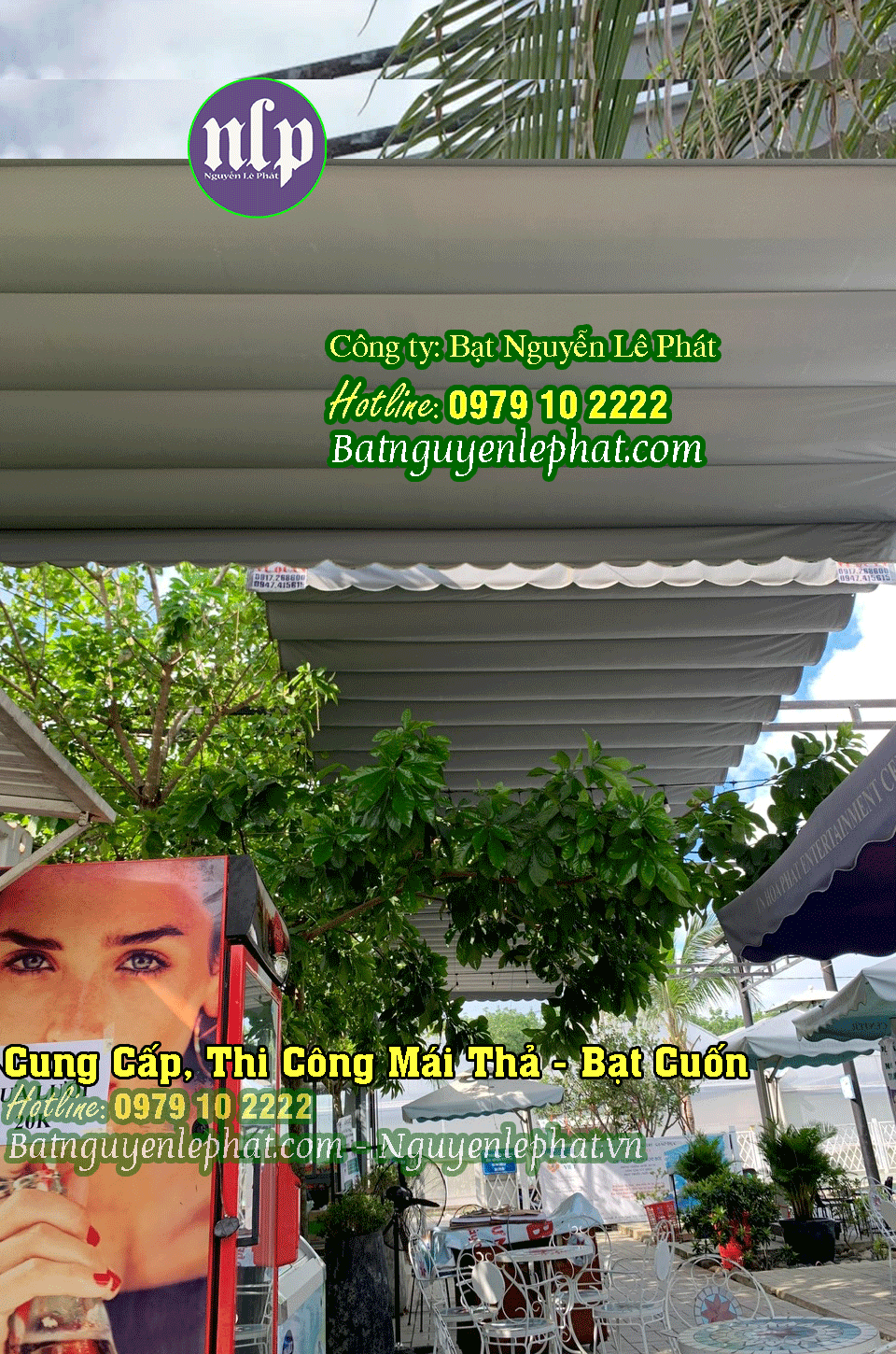 Thay bạt mái hiên di động tại Đồng Nai