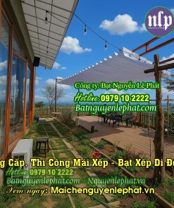 THAY BẠT MÁI CHE QUÁN CAFE