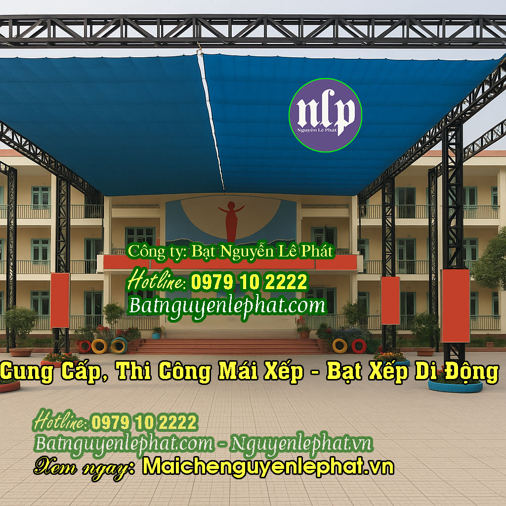 Mái che sân trường học