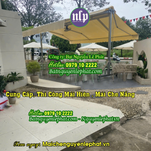 Thay bạt che mái hiên di động