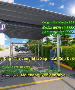 Thay Bạt Mái Xếp - Thi Công Mái Hiên, Mái Bạt Xếp Giá Rẻ Uy Tín Nhất Tại Thị xã La Gi - Bình Thuận