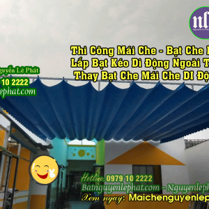 Thay Bạt Kéo Di Động Ban Công Sân Thượng Ở Dĩ An, Bình Dương