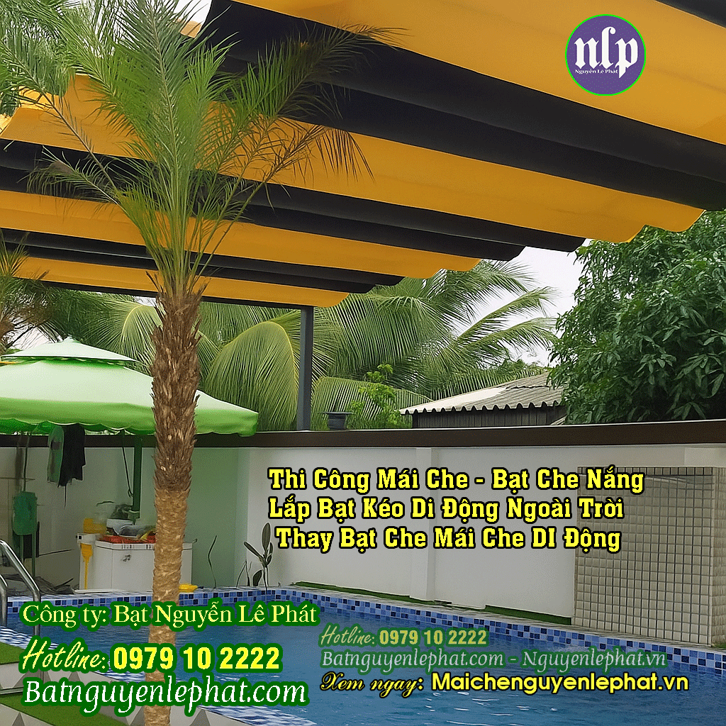 Thay Bạt Che Mái Che Di Động Tại Quận Thủ Đức HCM