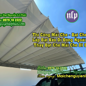 Thay Bạt Kéo Di Động Ban Công Sân Thượng Ở Dĩ An, Bình Dương