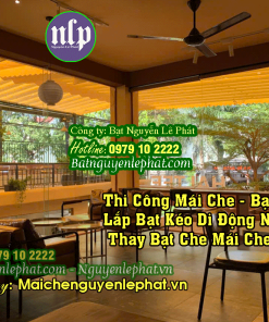 Thay Bạt Kéo Di Động Ban Công Sân Thượng Ở Dĩ An, Bình Dương