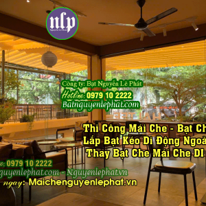 Thay Bạt Kéo Di Động Ban Công Sân Thượng Ở Dĩ An, Bình Dương