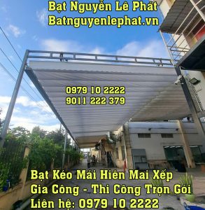 Sữa Chữa, Thay Bạt Mái Hiên Mái Xếp Di Động Tại Biên Hòa