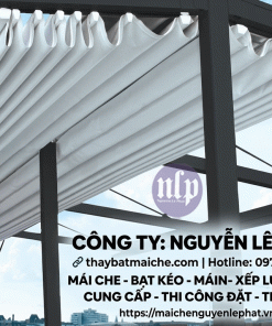 [Liên Hệ] Thiết Kế Mái Che Sân Thượng, Thay Bạt Mái Hiên, Mái Xếp, Bạt Mái Kéo Tại Xuyên Mộc Bà Rịa - Vũng Tàu
