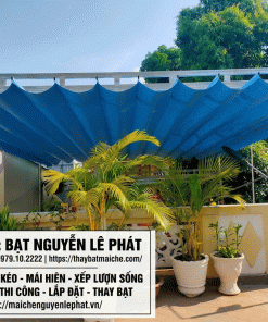 Thay Bạt Mái Bạt Kéo Tay Ở Tp Đồng Xoài, Thay Bạt Mái Xếp Bình Phước