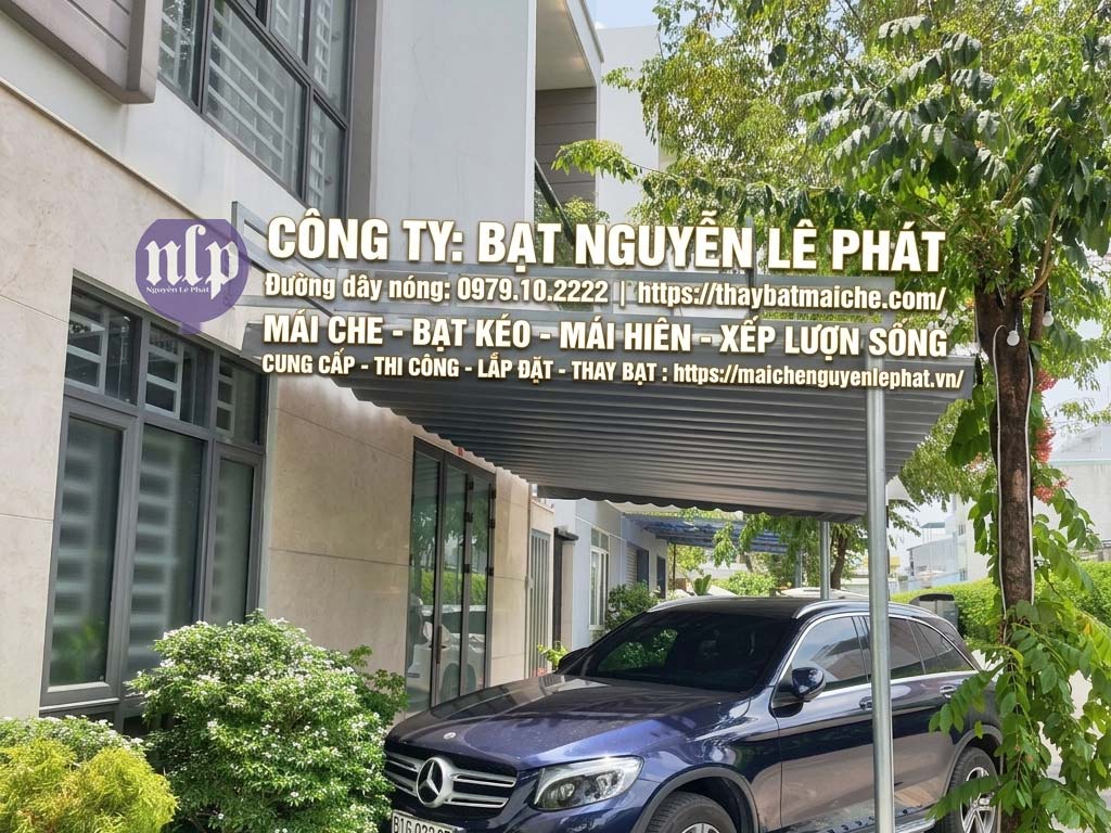 Thay Bạt Mái Che Nhà Xe Châu Thành, Thay Bạt Quán Cà Phê Tây Ninh