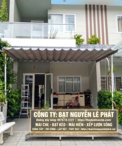 Thay Bạt Mái Xếp Lượn Sóng Giá Rẻ Tại Nhà Phú Riềng Bình Phước